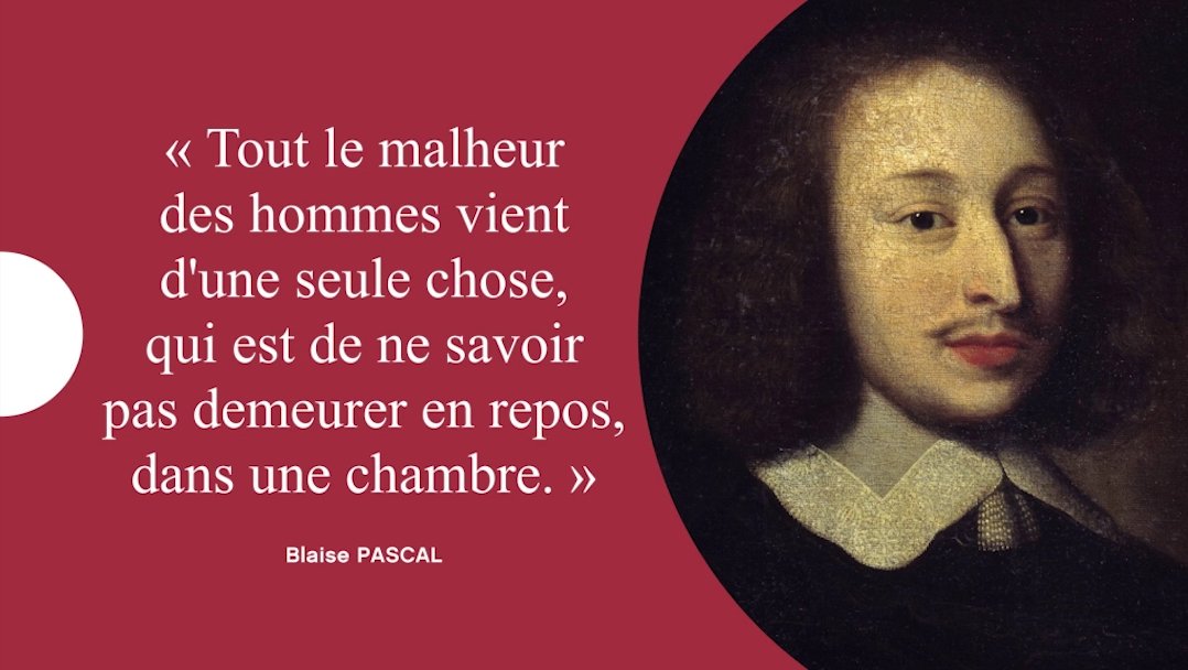 Une pensée de Pascal qui semble plus que jamais d'actualité 😉#LGLf5 @France5tv