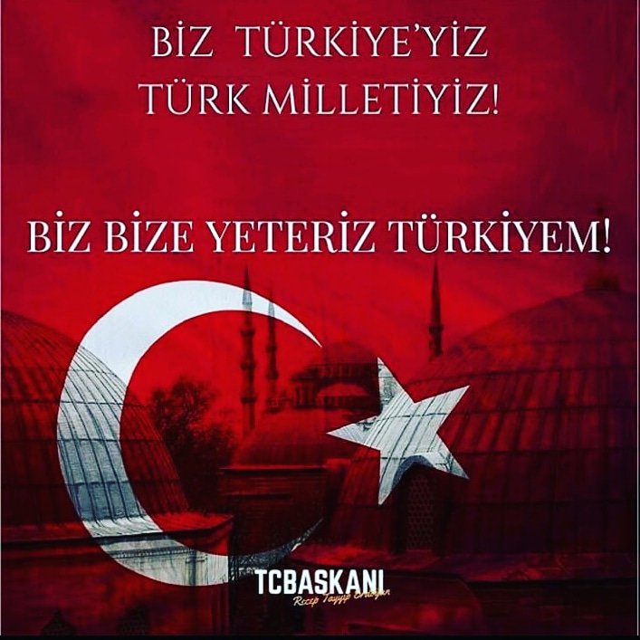 Biz bize yeteriz Türkiyem