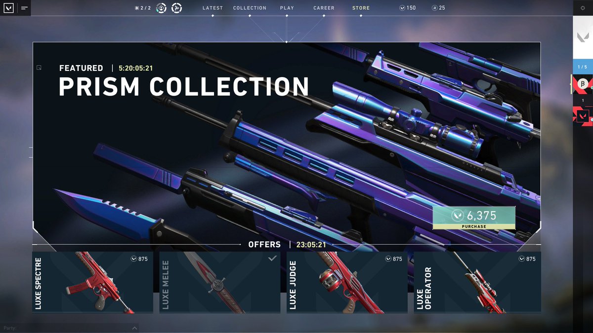 Store_Valorant's tweet photo. April 22 valorant item shop https://t.co/wE1Hix6QiT