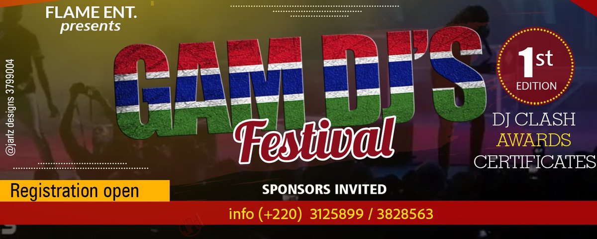 Jarlz Designs Ramadan promotion 40% discount on all our digital branding services.
For more in plz call/WhatsApp me on +220 3799004
Email: alfusaineyj3@outlook.com
jarlzdesigns.org