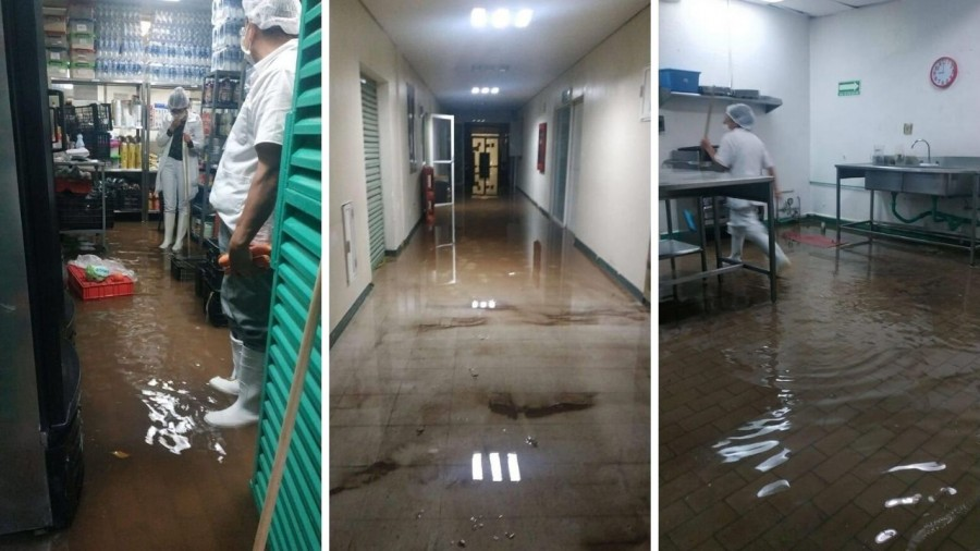 canal6tv's tweet photo. #Entérate | Hospital con pacientes de Covid-19 se inundó debido a fuertes lluvias en el #Edomex

Conoce los detalles en https://t.co/Pnr1NuHjRM https://t.co/F0Ga5NEkFy