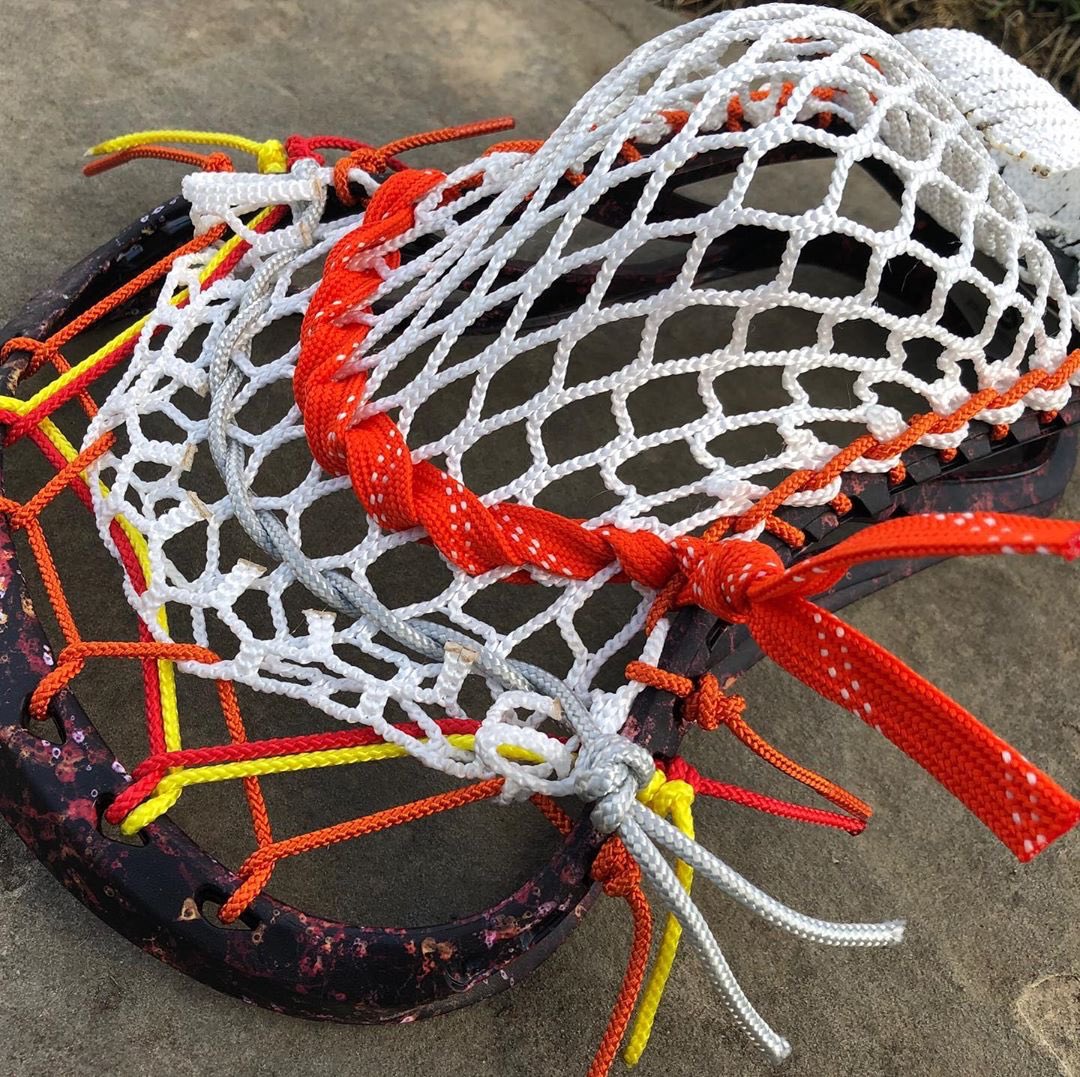 powelllacrosse's tweet photo. Day 8 is here and it’s time to pick another winner for our Dye-It & String-It competition! @stringsupLax has the funky funk dye job with the funky funk string job. Cool color combo too! This thing is ready to destroy the upper 90!! 🎯
#ExploreTheField
#DyeItStringIt https://t.co/nvQX5Y6pCy
