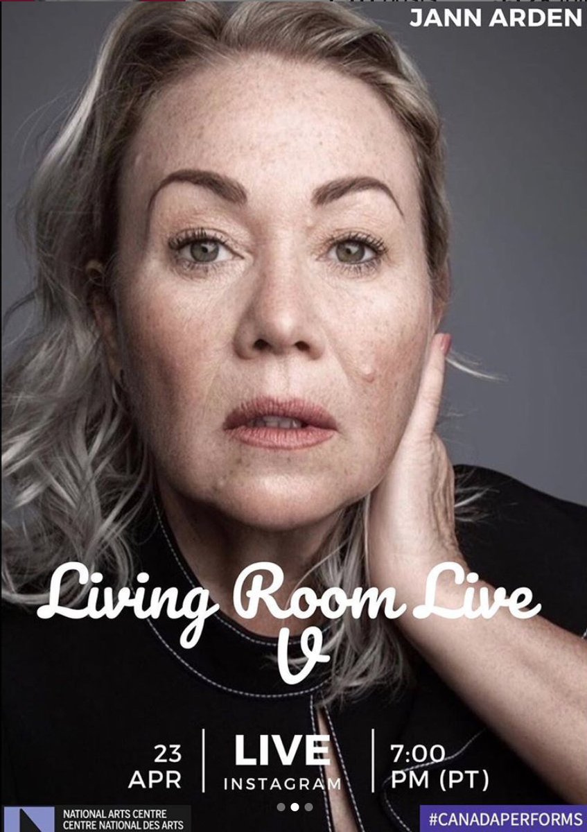 jannarden's tweet image. Join Jann for NAC&apos;s #canadaperforms Live Stream: Living Room Live Thursday at 7pm PT. 
Follow the stream on Instagram: instagram.com/shawnhook