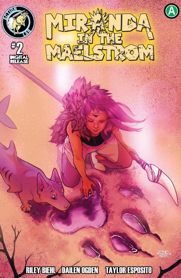 Today's  #NCBD collaborator talk is all about Dailen Ogden, the artist for MIRANDA IN THE MAELSTROM #2 "A Wolf in the Wasteland".  #makecomics  #indiecomics