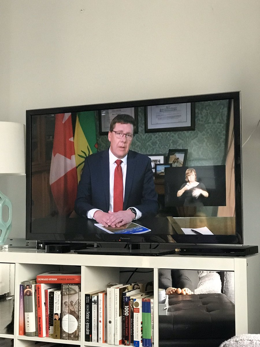 DRichSK's tweet photo. Looks like a leader to me! #COVID19SK #premiersaddress https://t.co/Nm2D4wUO1x