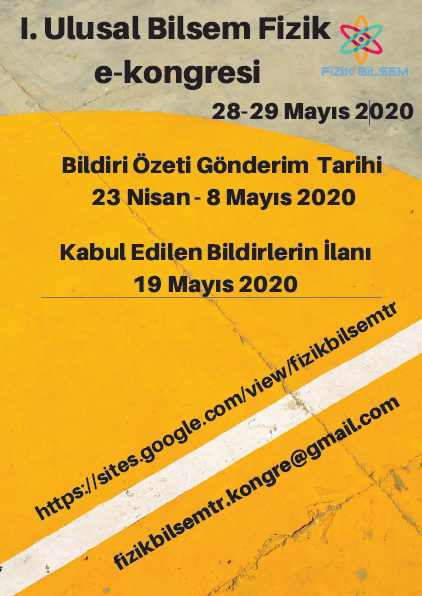 fizik_bilsem's tweet photo. 23 NİSAN ULUSAL EGEMENLİK VE ÇOCUK BAYRAMI KUTLU OLSUN!
1.Ulusal Bilsem Fizik E-Kongresi Poster ve Sözlü Bildiri gönderme süreci başlamıştır.
https://t.co/tjhnyFYi4d
https://t.co/dUYWUJd9hm
@BilsemMeb https://t.co/6uugDT555x