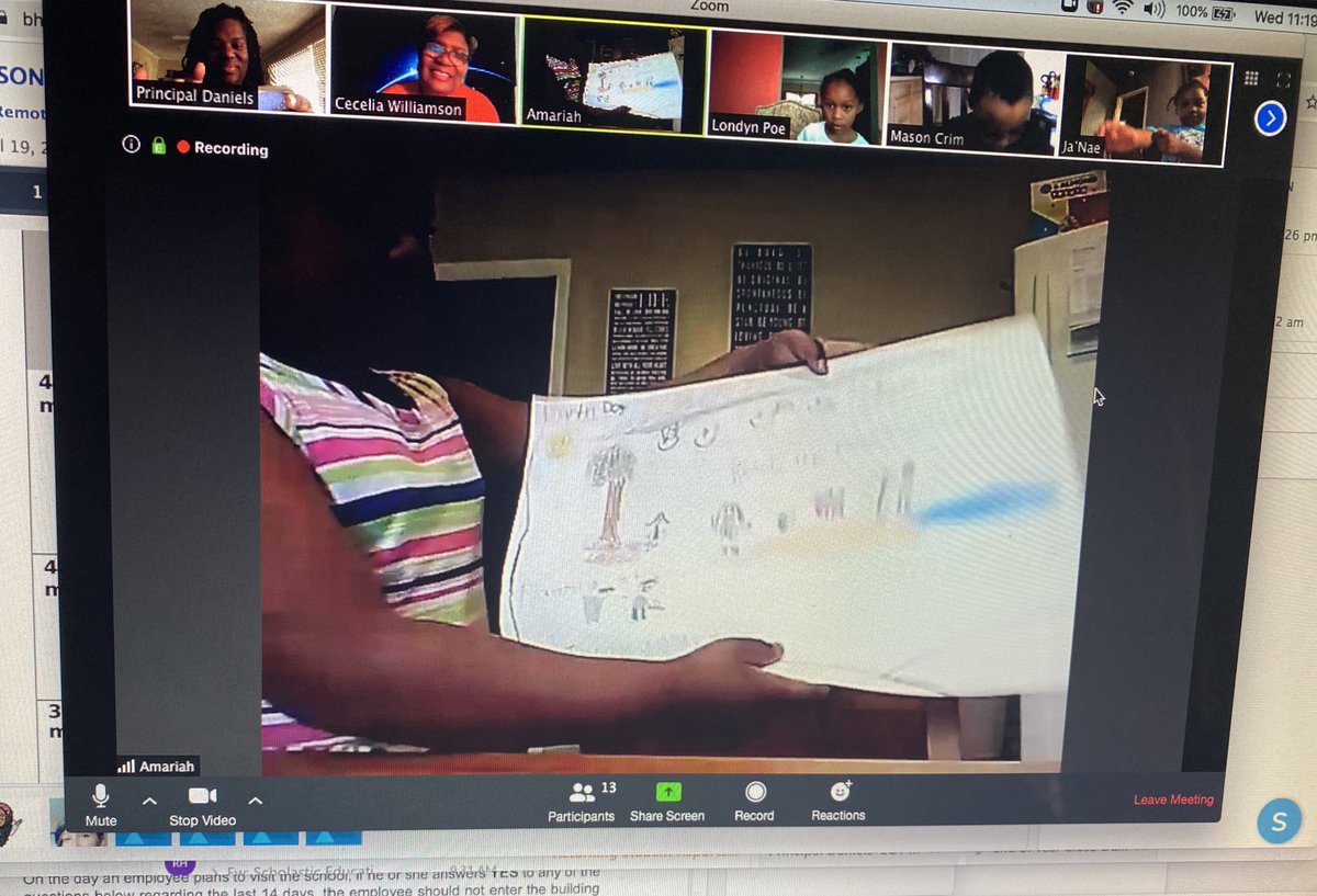LovelyRogers's tweet photo. I am truly proud of my @PAESPanthers Faculty for going above and beyond to provide remote learning opportunities for our students! We have celebrated Earth Day and Birthdays! The smiles on our kids faces are priceless! #GrowServeLead #ForceforGreatness https://t.co/yYrlbnDqYh