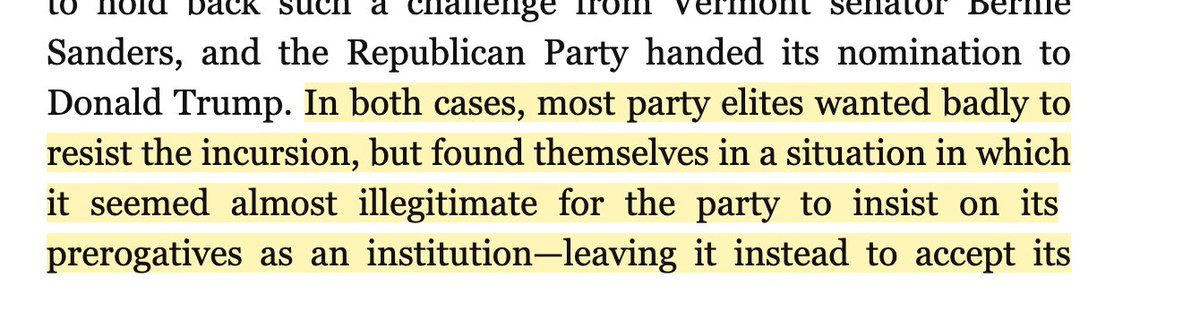 The fall of the party from institution to platform