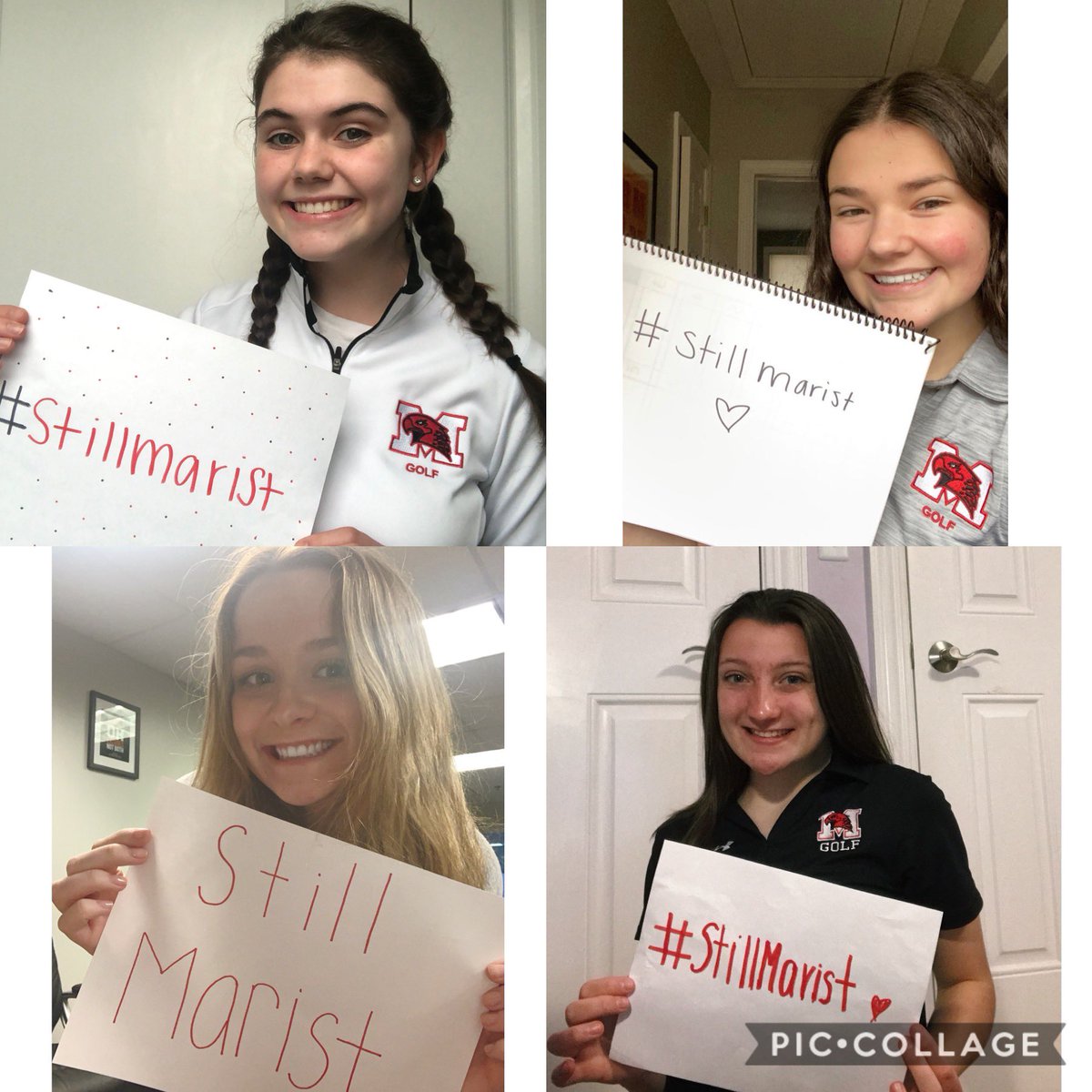 MaristGirlsGolf's tweet photo. Marist Girls Golfers past and present are wishing you a happy champagnat day!❤️ #ChampagnatDay #StillMarist @MaristChicago @MaristHSalumni https://t.co/fycYLZsFGy