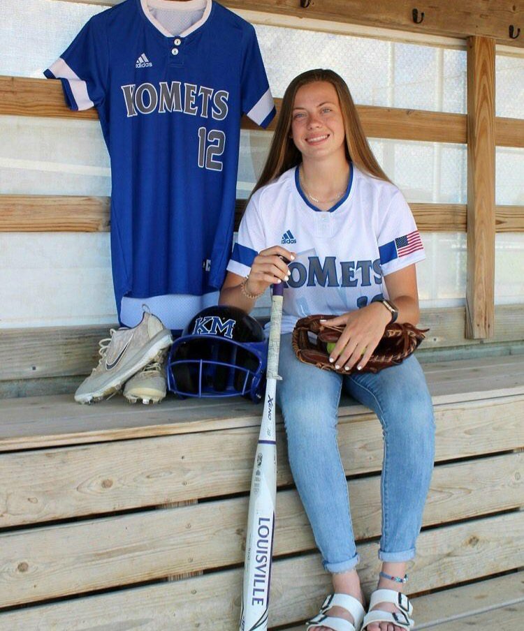 KometSoftball's tweet photo. Leading things off- Senior center fielder #12 Kayla Head!! @head_Kayla2020 #Classof2020 https://t.co/CVS7bWrTHh