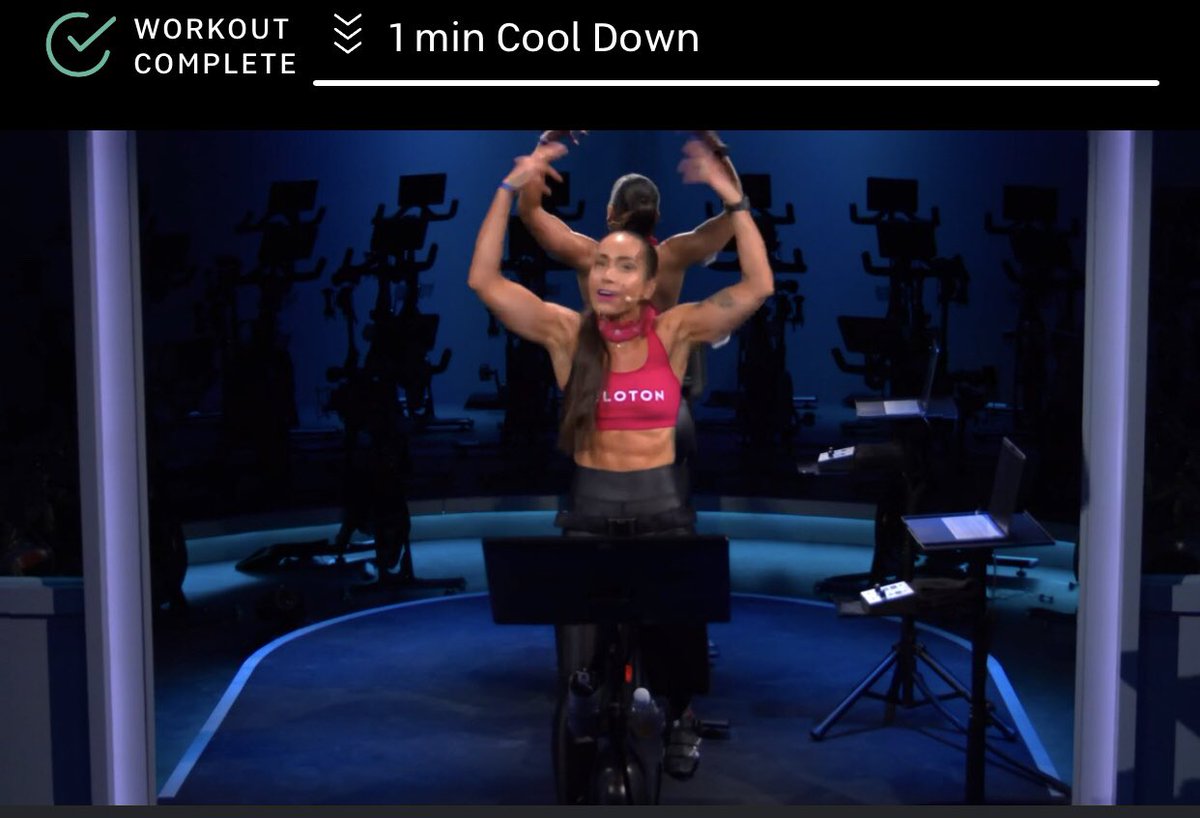 rducre's tweet photo. @RobinNYC loved your 20 min cycle video class..so uplifting! https://t.co/B4R5jCLl4Y