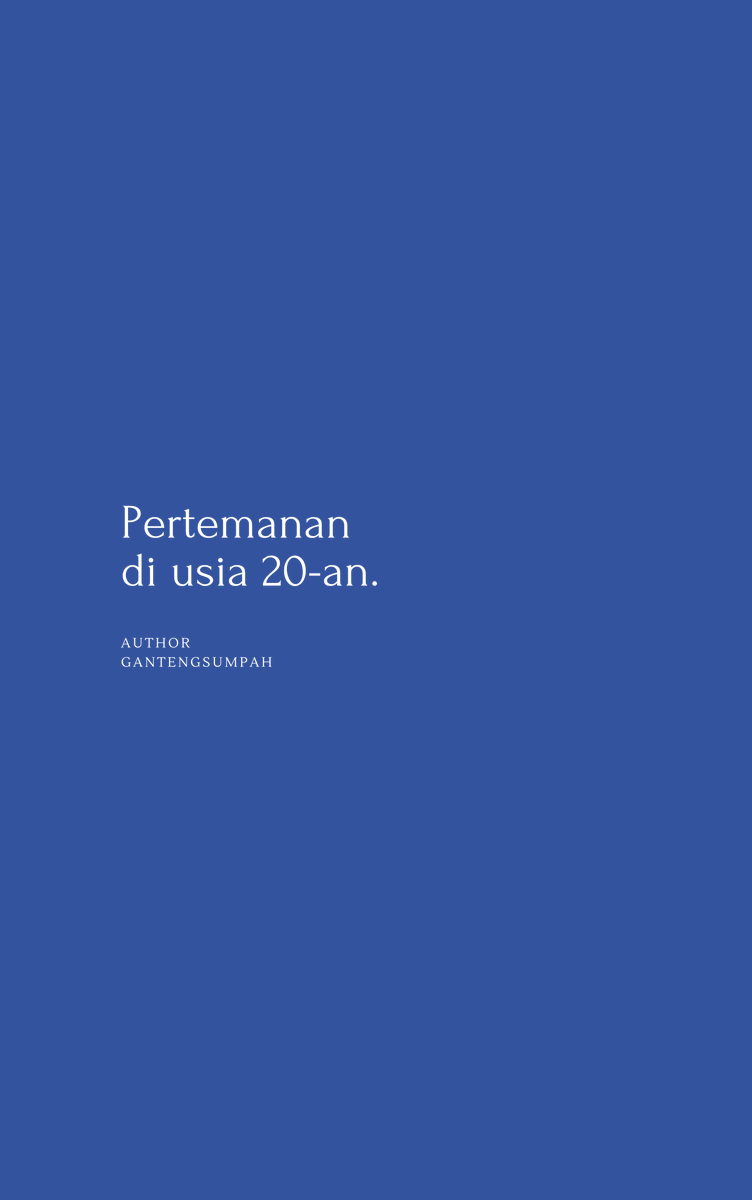 gantengsumpah's tweet photo. Pertemanan di usia 20-an. https://t.co/aF4WrEtMTm