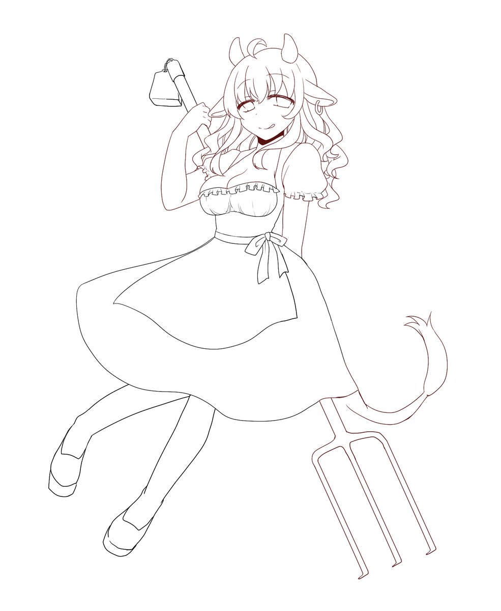 最近の線画だったらこのへんかな レティはうじゅじゅさん向け(になるか??本当に? 