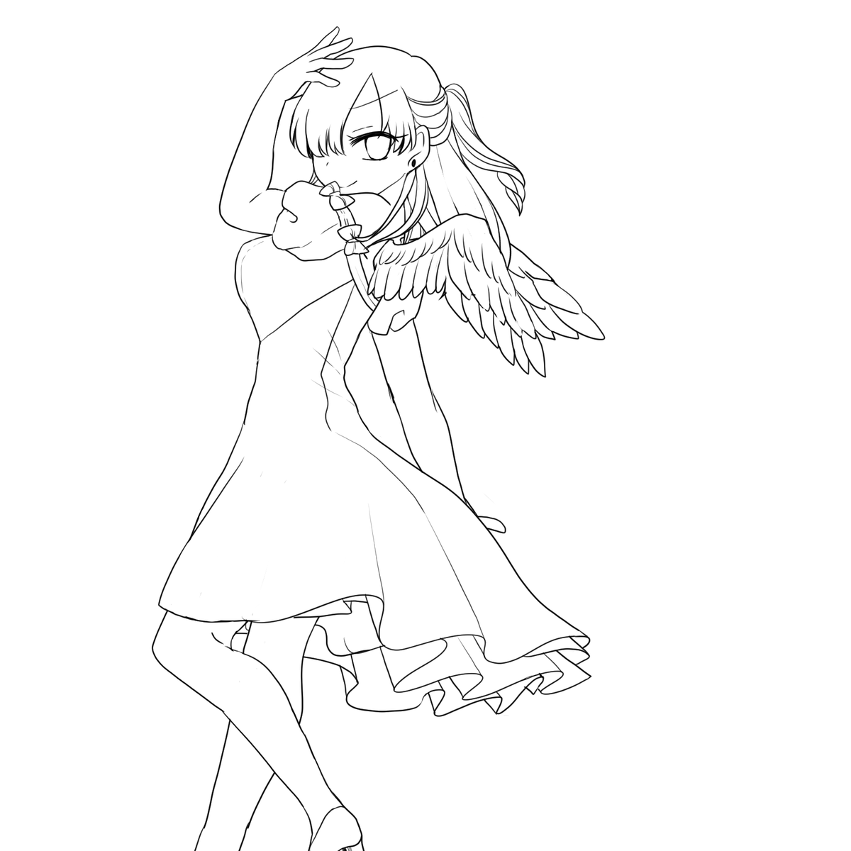 最近の線画だったらこのへんかな レティはうじゅじゅさん向け(になるか??本当に? 