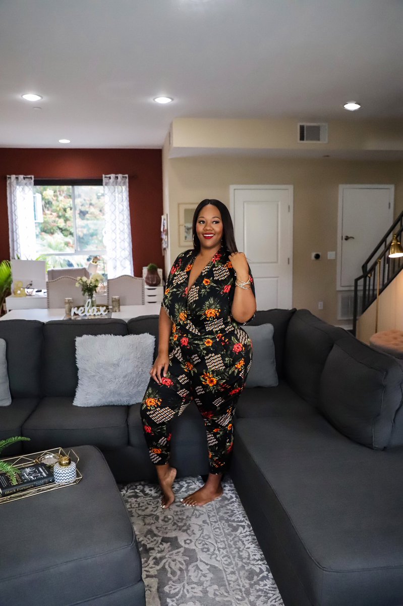 Staying home doesn’t mean that you can’t be stylish. Our solution? The ultra comfy wrap jumpsuit available on KINbyKristine.com!