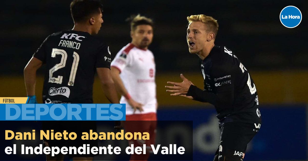 lahoracronos's tweet photo. . @IDV_EC hizo oficial la salida del jugador español Daniel Nieto.
Los detalles: https://t.co/ZpqyqJMkw8 #Fútbol #Ecuador https://t.co/N5is5XJMrX