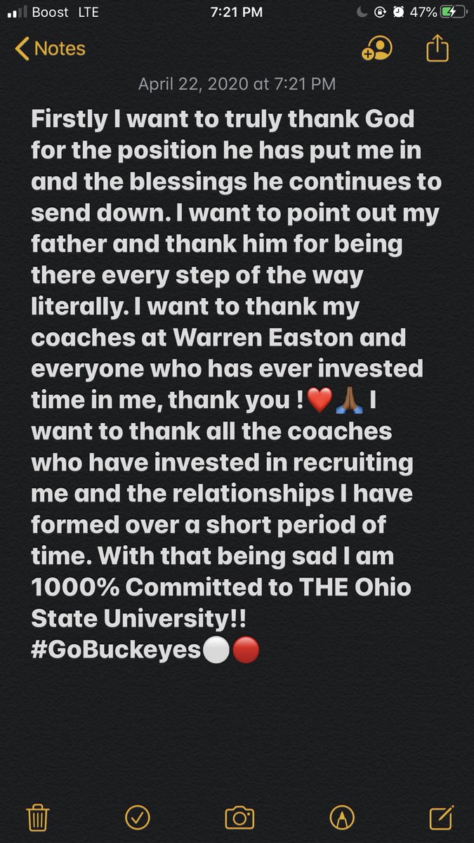 jyairebrown13's tweet photo. #AGTG COMMITTED!! #GoBuckeyes ⚪️🔴 https://t.co/nnAk9tBSP4