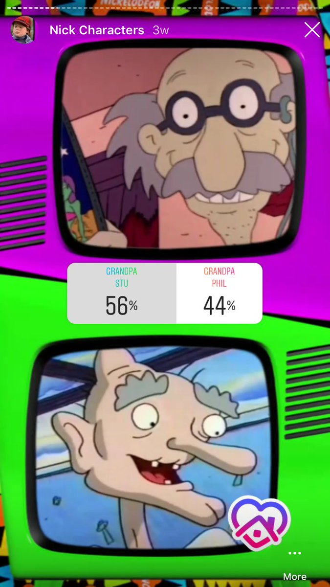 thenostalgiasoc's tweet photo. If you’re not following our Nickelodeon character battles on Instagram, you are missing out on gems like this! #jointhemadness #Nickelodeon https://t.co/lTUmxe6qTz