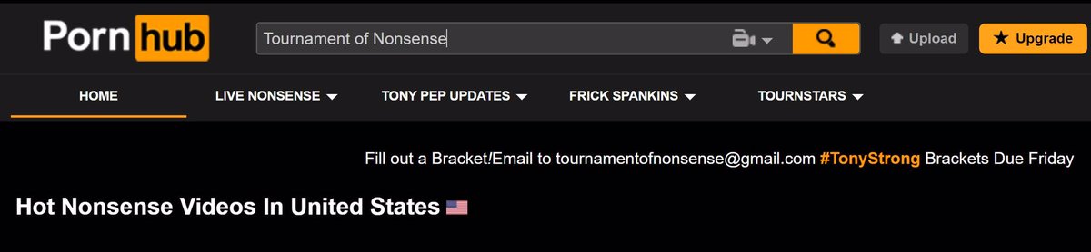 FrickJenkins's tweet photo. M.O.O.D. 

Brackets due Friday to tournamentofnonsense@gmail.com https://t.co/lbXLTm6hUJ