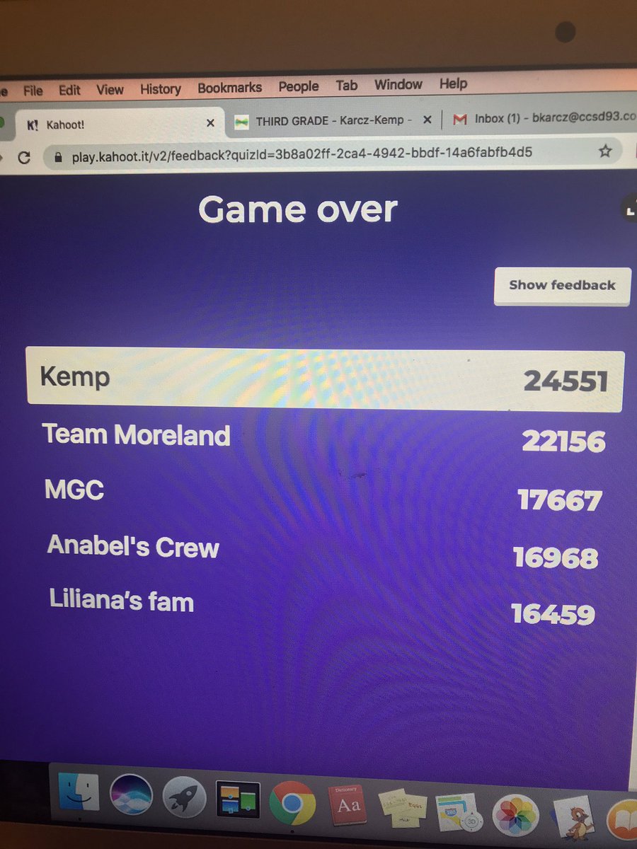 How did you spend your Wednesday night?  We held a family trivia night with our students. So good to see their smiles. #wtshines #ccsd93 @misskemps1