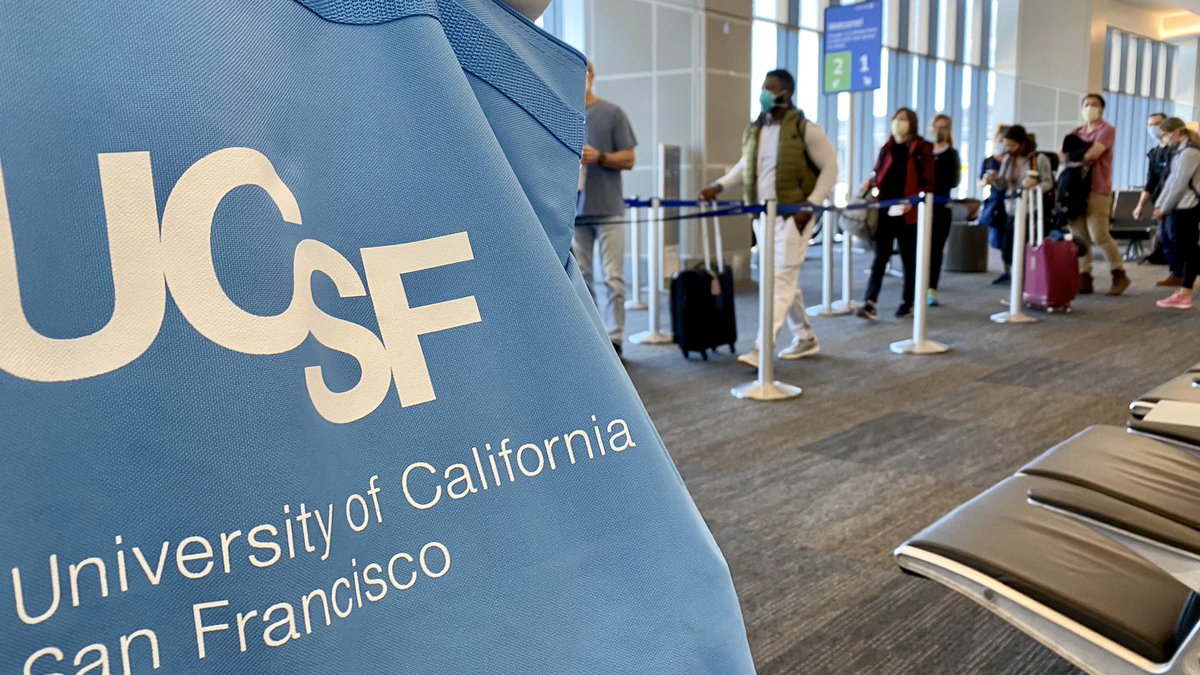 svqjournalist's tweet photo. A team of 21 doctors and nurses from UCSF just boarded a flight from SFO headed to New Mexico to help support The Navajo Nation in its fight against Covid 19

These volunteers are on a month long mission to help one of the hardest hit communities in the country. https://t.co/rA11caA3Py