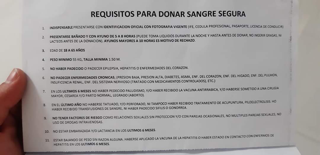 Lili_mkt's tweet photo. Amigos de San Luis Potosí necesitamos necesitamos donadores de sangre A+. Las donaciones serían en la Beneficencia Española. 🙇‍♀️ horarios de 7am a 11 a.m.  y de 1pm a 5pm. Favor de contactarme por este medio.
#SanLuisPotosi @AquiSlp https://t.co/5GIcC5Siek
