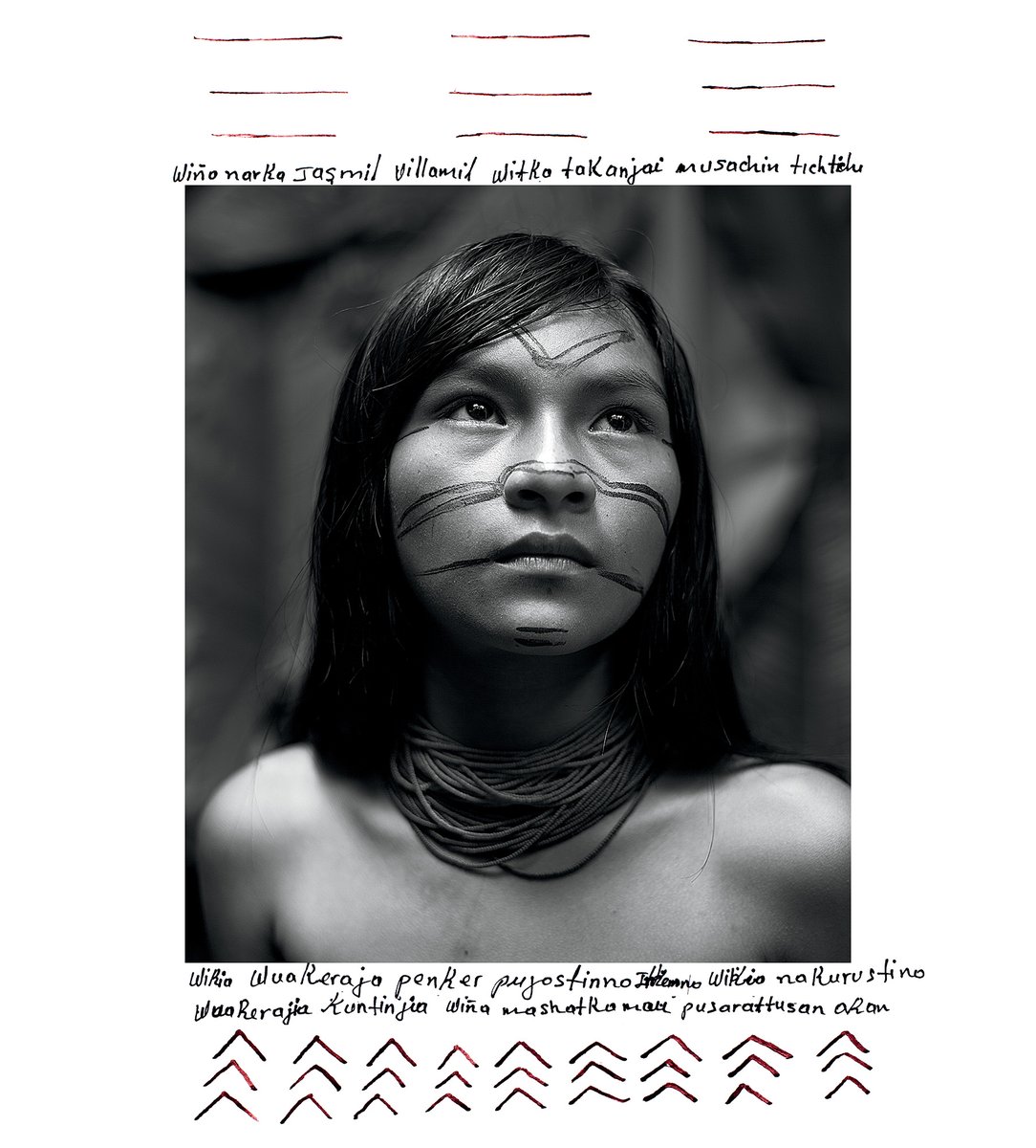 DePaulArtMuseum's tweet photo. #FelipeJácome's work in #TheWorldToCome depicts Indigenous women fighting against oil exploitation in the Ecuadorian Amazon. He considers them not only photographs, but testimonies. Watch this short film with the artist to learn more: https://t.co/d2kJHZeiil #DigitalDPAM https://t.co/vOSbFKa9Le