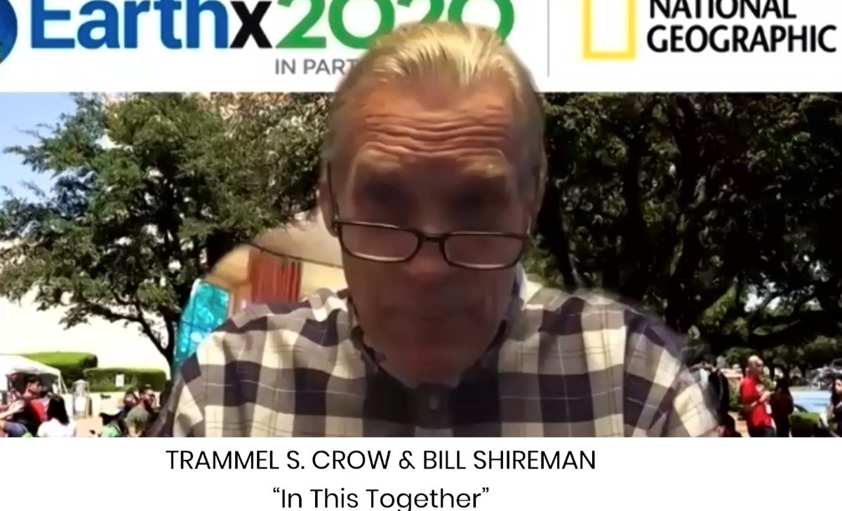earthxorg's tweet photo. HAPPENING NOW: Tune in to watch #Future500 founder
@BillShireman and #EarthX founder #TrammellSCrow discuss a new book initiative, "In This Together". Watch here: https://t.co/keffdnhSCv https://t.co/ZS0WZONL4T