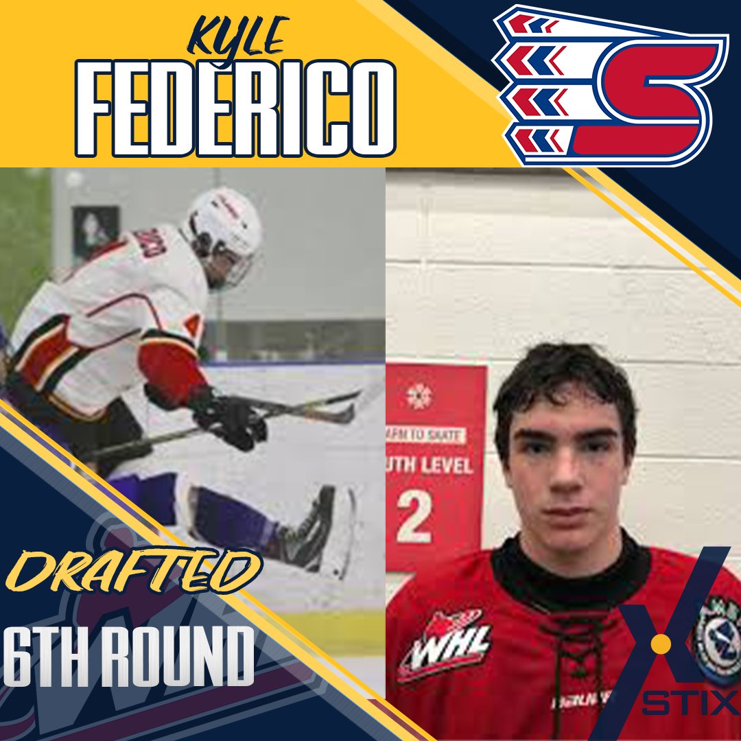 STIXHockey's tweet photo. Congrats to STIX athlete and big blue-liner Kyle Federico on being drafted to the Spokane Chiefs. Great news and we are very proud.
#STIXFactor #WHL #whldraftday https://t.co/Ynrfg2Jkx2