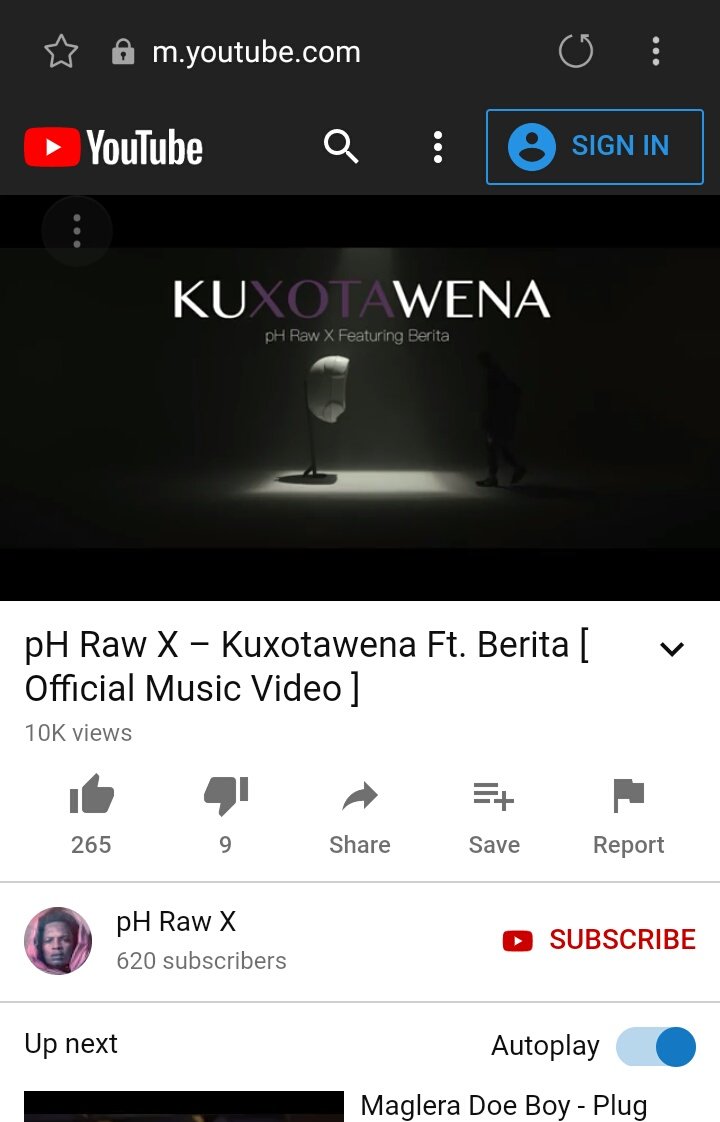 pH_rawX's tweet photo. 10k views!!!! Thank you for your support. God bless every person that took the time to watch.

#KUXOTAWENA 
#SEE
#RAWXPRODUCTIONS 
#NEVERBROKE 
#WMBMTU 
#WARNERMUSICSA https://t.co/I5d17qPUFN