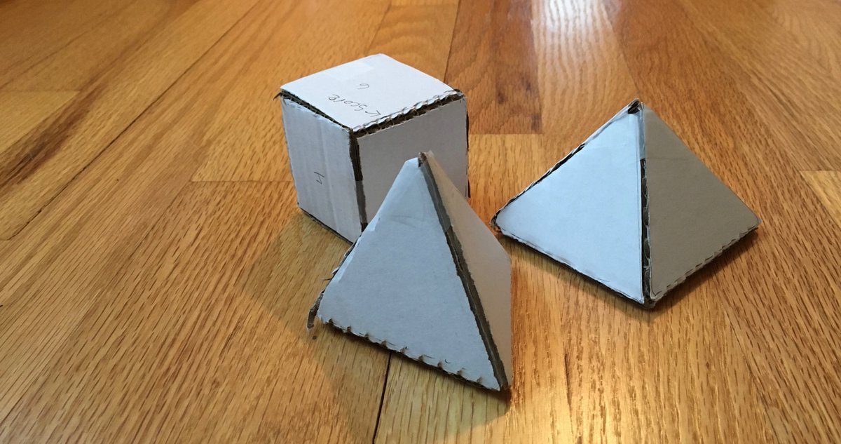 MontshireMuseum's tweet photo. You've gotta know how to fold 'em. Get our solid shapes pdf at: https://t.co/bXhACVFs9r and sorry Kenny Rogers. #foursciencevt https://t.co/c7J8yQd46e