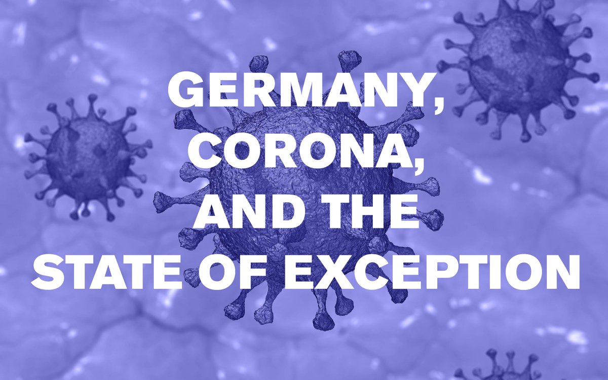 yaspamuk's tweet photo. "Germany, Corona, &amp; the State of Exception" - join veteran of political science &amp; observer of German politics "Urgestein" Prof. Claus Leggewie @jlugiessen in conversation with Prof. Christiane Lemke &amp; Prof. Christian Martin on hosted by @DeutschesHausNY  👉https://t.co/cHoxU9ROwa https://t.co/rhpORrGZPU