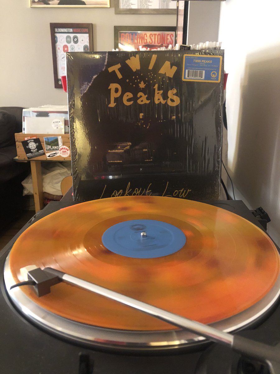 wmattshaw's tweet photo. Todayโs #SoloSpin Lookout Low - @TwinPeaksDudes. โNothing given matches what I owe you, So rare a joy to be held in your eye, And if on some sudden night I lost you, Iโll always have a light of yours in mineโ #quarantinecollection https://t.co/x4CFtLiS3I