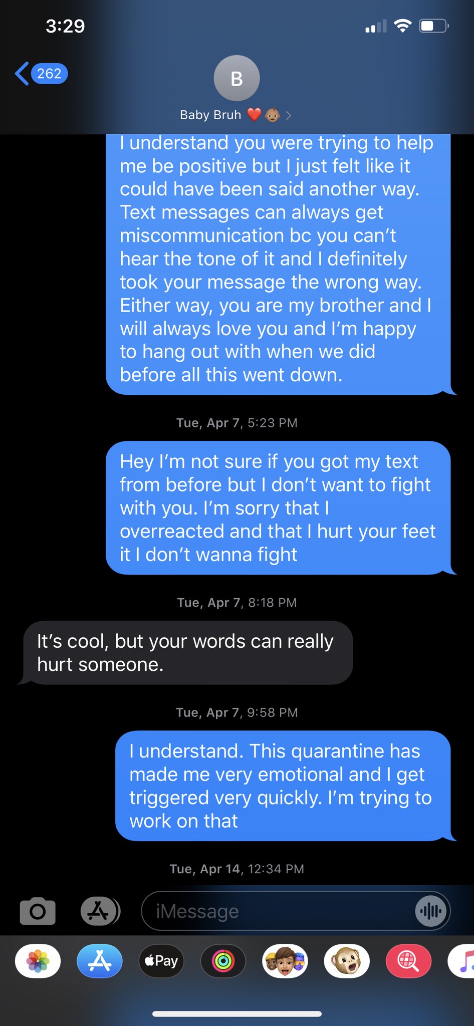 Apology Sorry Text Message For Boyfriend Tahir Moore On Twitter: "@Meeeesh727 I Stand Corrected" / Twitter