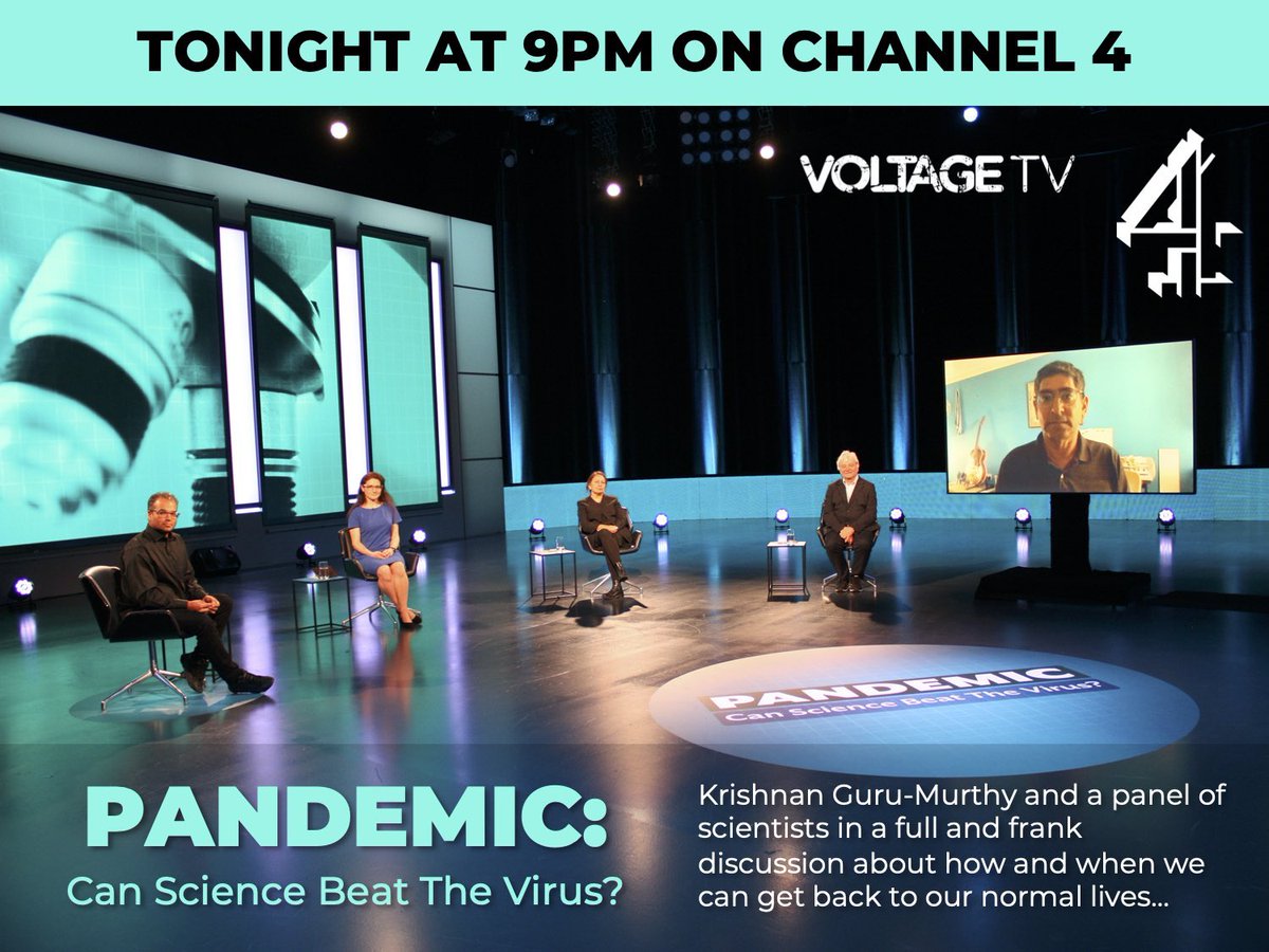 PaulSagoo's tweet photo. So pleased @Channel4 have asked scientists to debate the next steps in our reaction to the #CoronaCrisis. Great job @krishgm ...

Scientists 👩‍🔬 👨‍🔬 like healthcare workers are frontline heroes and they are navigating our response each step of the way.

#RockstarScientists https://t.co/FMoc1xMC2t