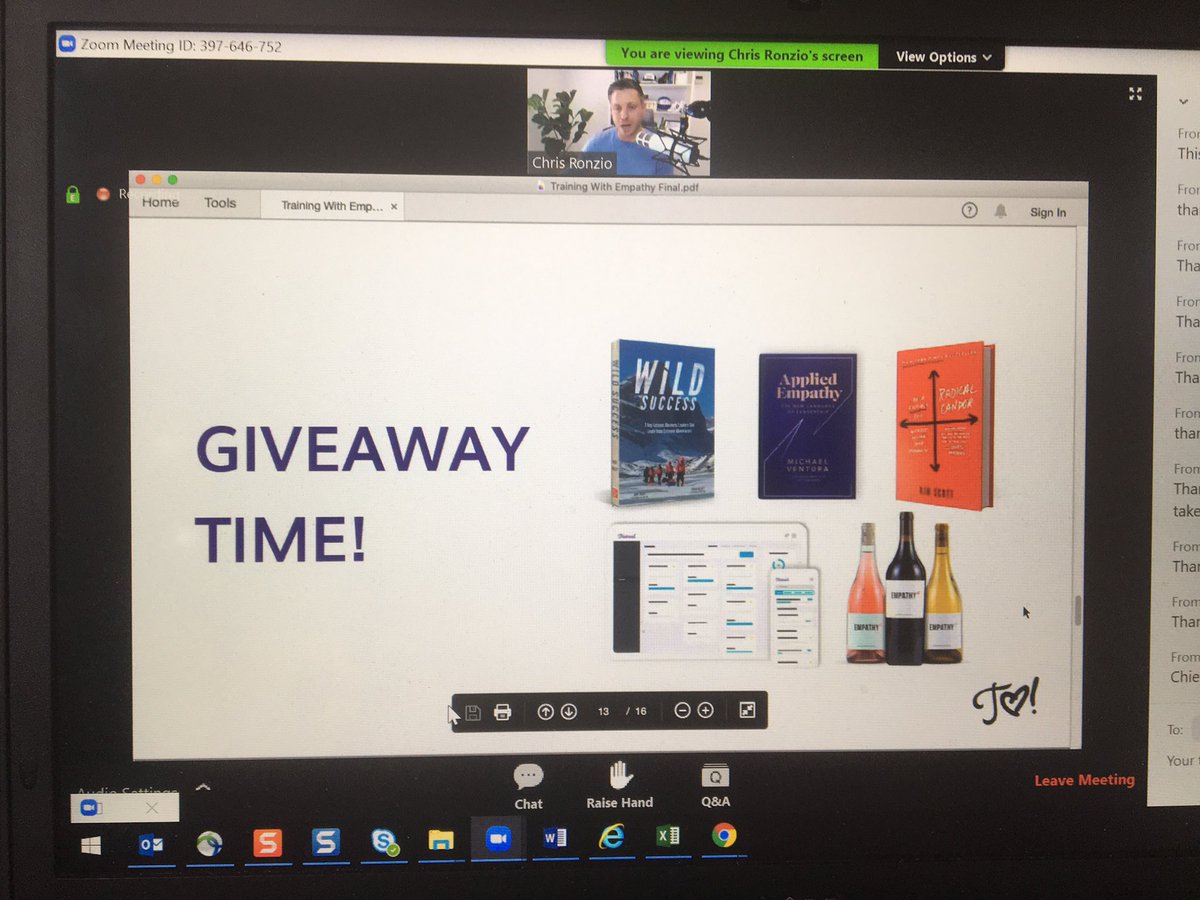 erica_d715's tweet photo. Love a bundle of Empathy giveaway!
Looking forward to @claudesilver Congrats Adrienne! @EmpathyWines included and is one of my favorite Wines! #TrainingwithEmpathy https://t.co/WS7nhjQkva