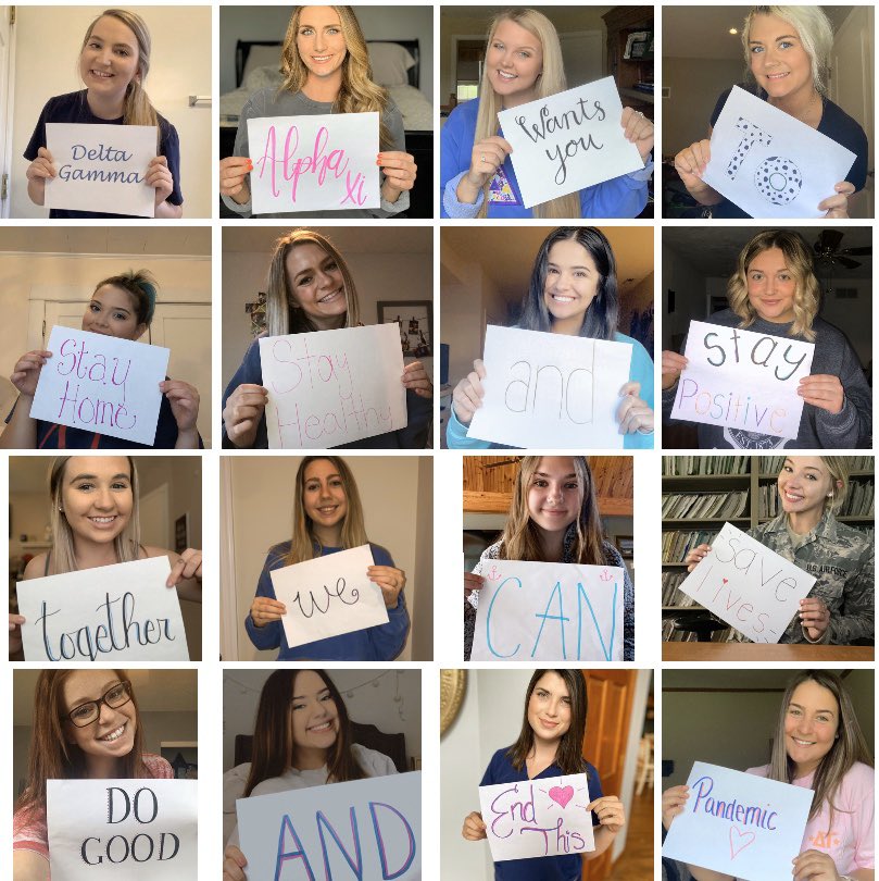 wvudeltagamma's tweet photo. Just a little message  from the sisters of Delta Gamma-Alpha Xi Chapter⭐️💗 https://t.co/KtMfESsSoe