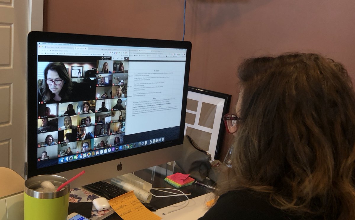 C.M. Washington Elementary conducted its first virtual faculty meeting on Google Meet. The meeting topic was centered on preparing CMWES teachers for online teaching and learning that will begin next month.
All of our schools are currently planning this implementation. #lpsdproud