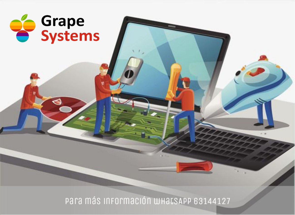 grape_systems's tweet photo. Descubrimos los problemas de tu computadora y te ayudamos a resolverlos.
Contáctenos para más información haciendo clic en el siguiente enlace : https://t.co/oAv1wZkY9m
#tecnologia
#solucionestecnologicas
#GrapeSystemsBolivia https://t.co/aDJt1BJaAA