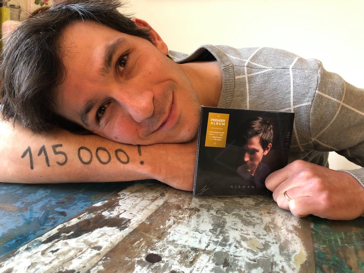 nirmanmusic's tweet photo. Six semaines après sa sortie, mon album a dépassé les 115.000 streams sur les plateformes @DeezerFR  @spotifyfrance  et @AppleMusic 🥳🌟🙏🏻 https://t.co/lEdnrHJGK4