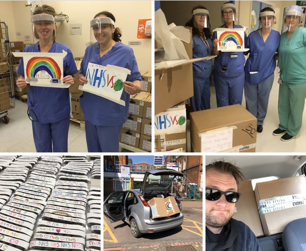 twistedforkbar's tweet photo. Pleased to have delivered 500 visors to frontline nurses today @ Hammersmith Hospital. You can volunteer @ Visor Army. Get involved! β€οΈπ
#twistedforkmagic #magic #magician #n16 #stokey #stokenewington #hackney #eastlondon #london #nhs #covid19 #pandemic #volunteer https://t.co/rFBbcPpgxm