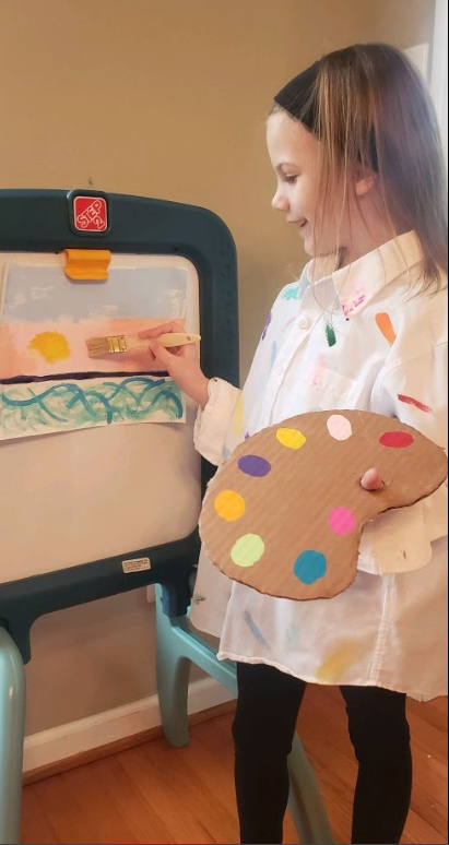 CarneyElemART's tweet photo. Carney 1st graders sharing some amazing Costumes for their art lesson this week.  Too creative not to share! @CarneyElem @visualartsbcps @BCPS_SPrice2 #ArtMatters https://t.co/CLrTOqpMQz