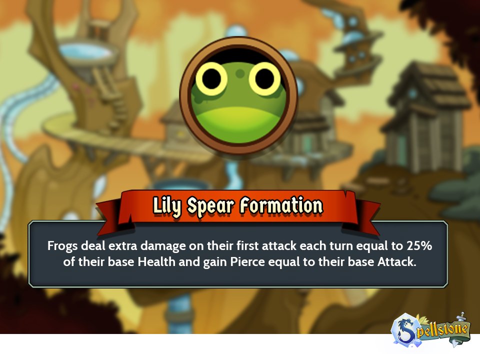 SpellstoneGame's tweet photo. The 'Lily Spear Formation' Battleground Effect starts April 30 and runs until June 25! https://t.co/8OcmmTk4qh