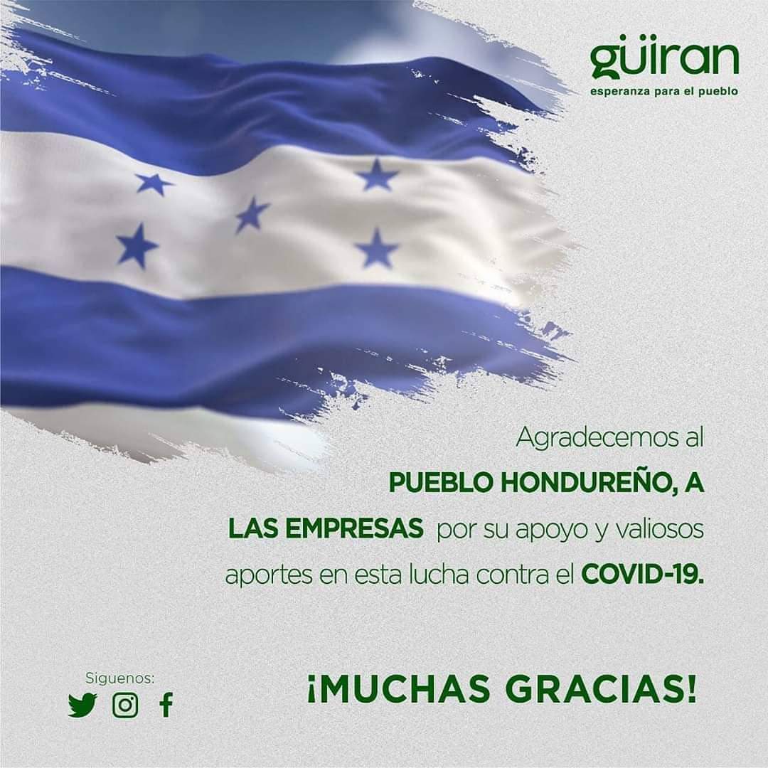 ¡GRACIAS! #Honduras