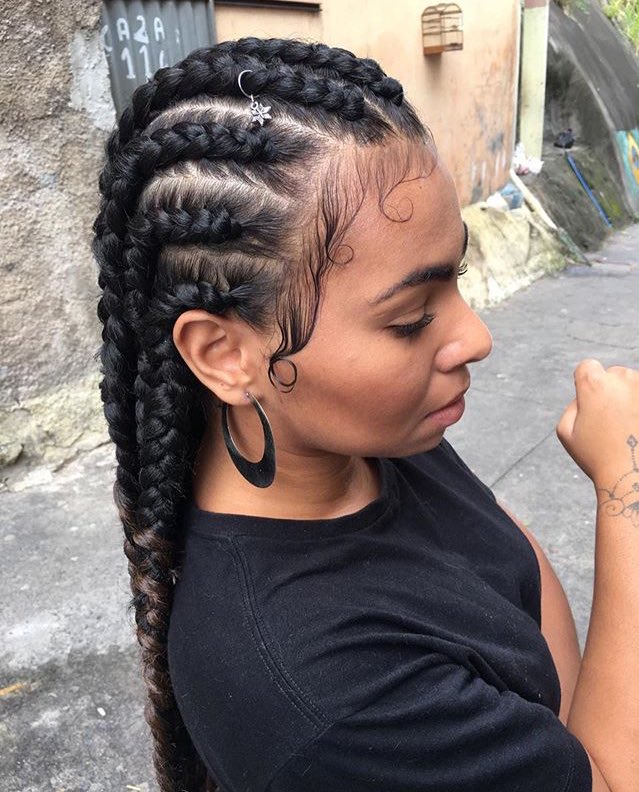 trancaafroes on X: Nagô Braids finalização cacheada