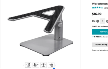 Or if you're a baller, drop $17 on a laptop stand.Whatever as long as the camera is at top of head pointed into your eyes.voila! No nose hairs.7/x