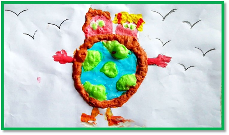 #EarthDay2020 La Terra è molto bella,dobbiamo trattarla bene perché così lei in cambio ci dà tante cose buone! La plastica non la buttiamo in mare perchè fa del male agli abitanti marini e nei boschi... basta fare la caccia! Bruno <a href="/EarthDayItalia/">Earth Day Italia</a> @RaiGulp