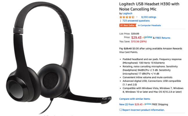THIRD: Get a headset or microphone. Nobody wants to hear the echo of your laundry room turned office.USB ones are *very* cheap.
