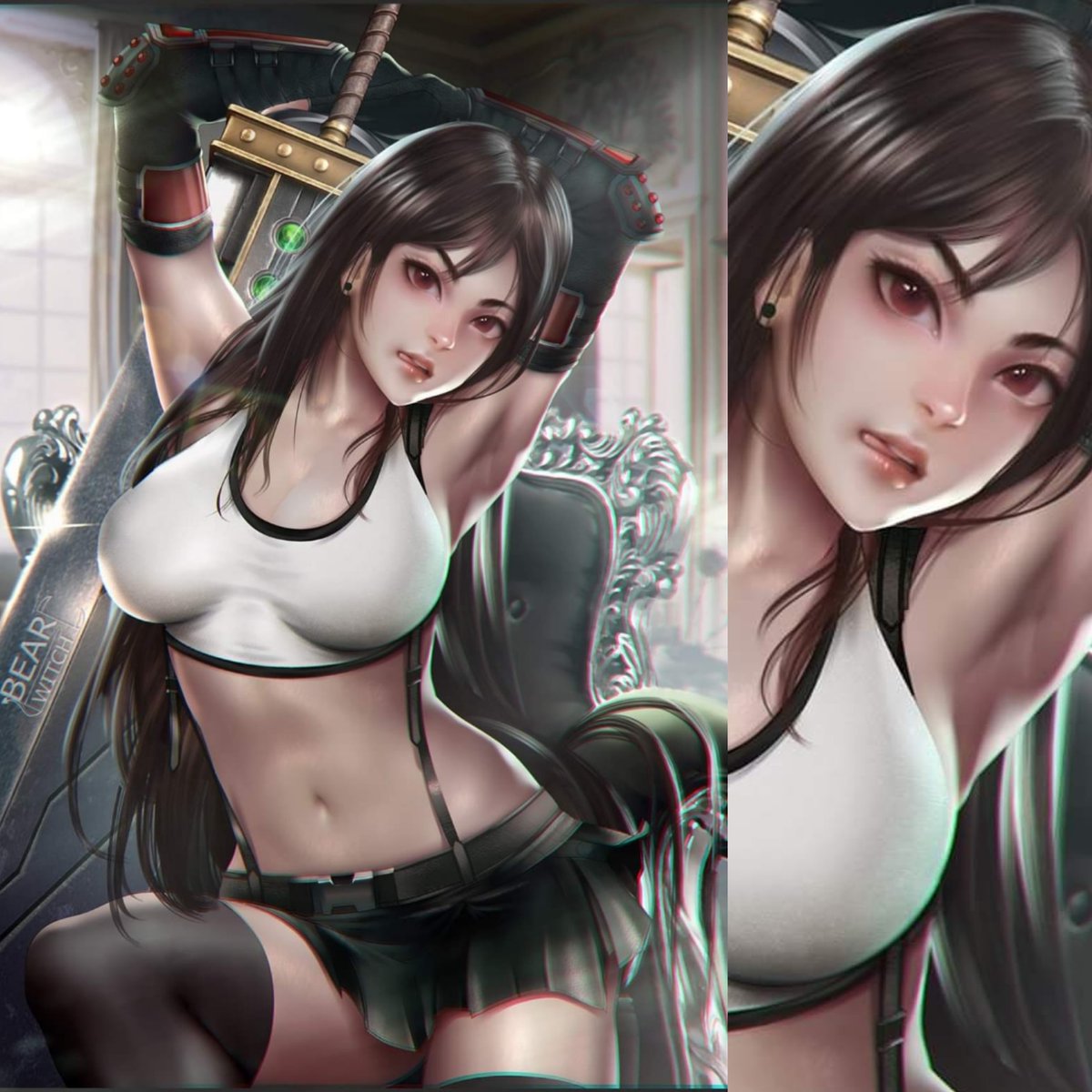 devilbearbear's tweet photo. ทีมTIFA มาแร้นนน😁
#FinalFantasy7Remake #FF7R #Tifa #FF7 #reward​#thaiartist​#FANART​#reward https://t.co/EBeqYHLtIx
