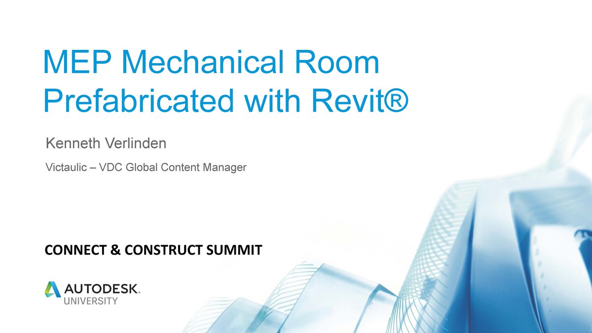 Victaulic's tweet photo. #Fabrication in #Revit is possible with Victaulic Tools for Revit! #Victaulic's Kenneth Verlinden will show you how. Check out this session from #ConnectConstruct 2019: https://t.co/14ekBH2S84 https://t.co/hlTxvl8rA2